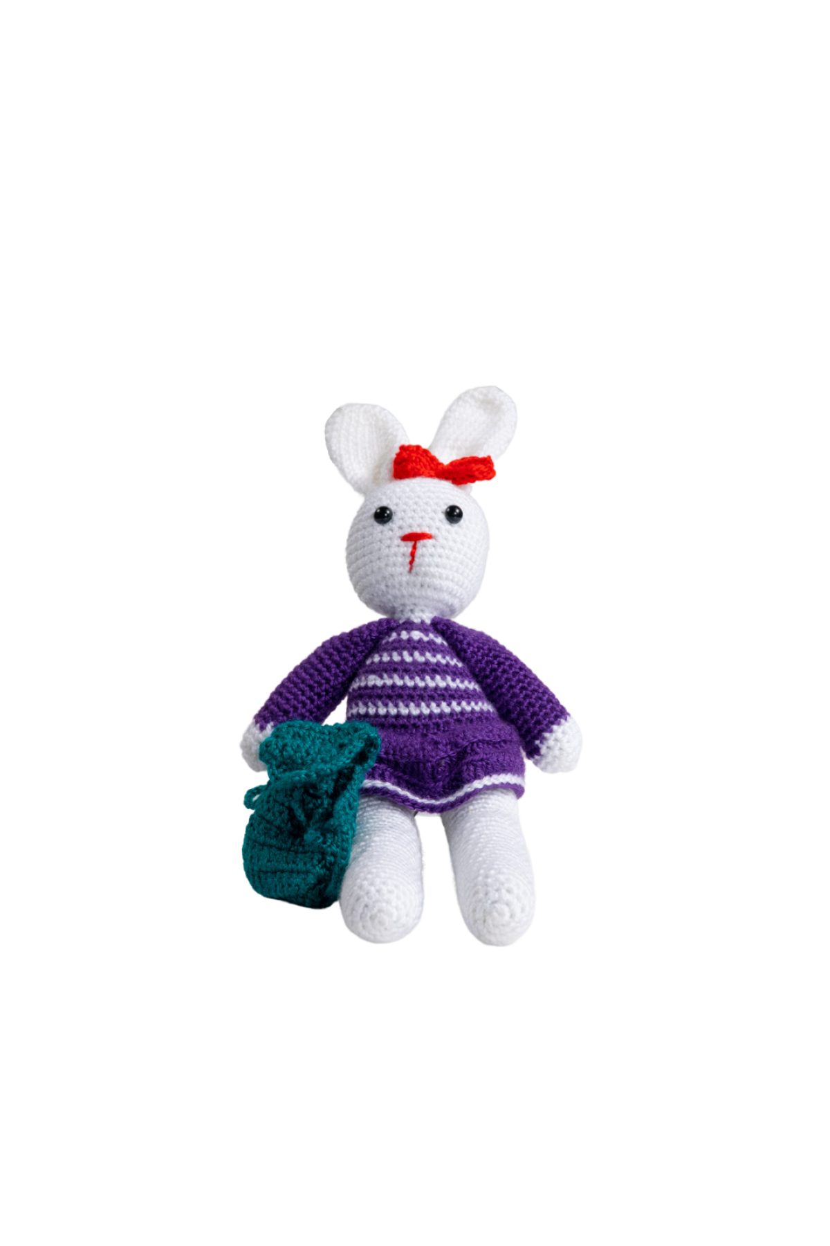  Beyaz Tavşan Amigurumi Oyuncak